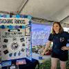 Signing Raiders demonstrate deaf culture at booth