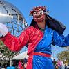 Dr. Son Changwon performs a Korean Mask Dance