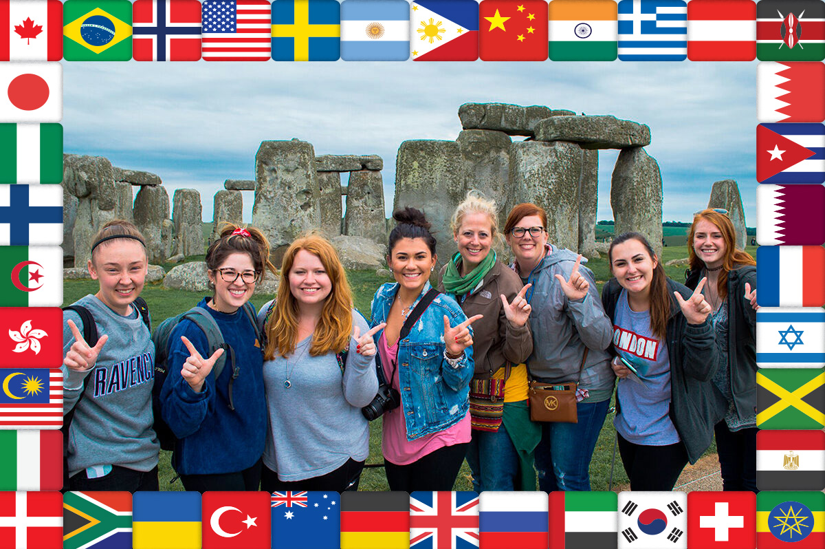 TTU Study Abroad at Stonehenge 