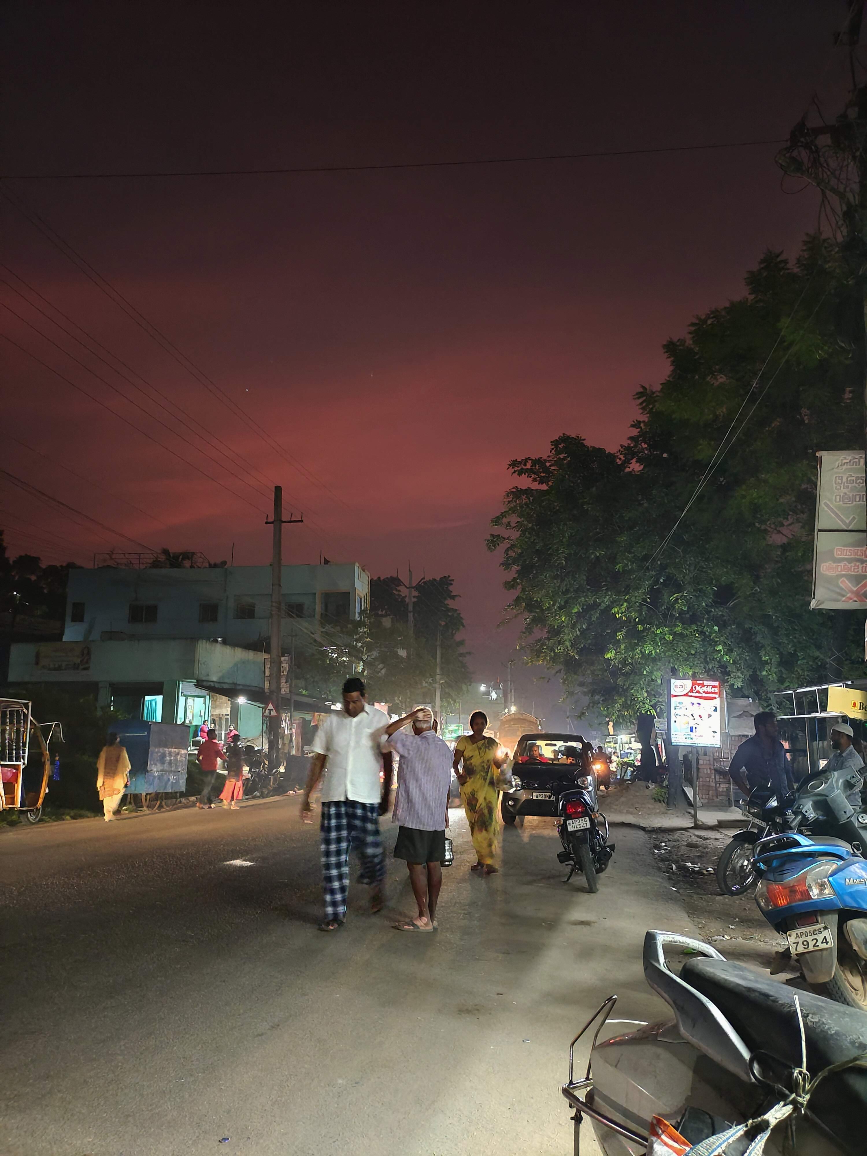street market in India 