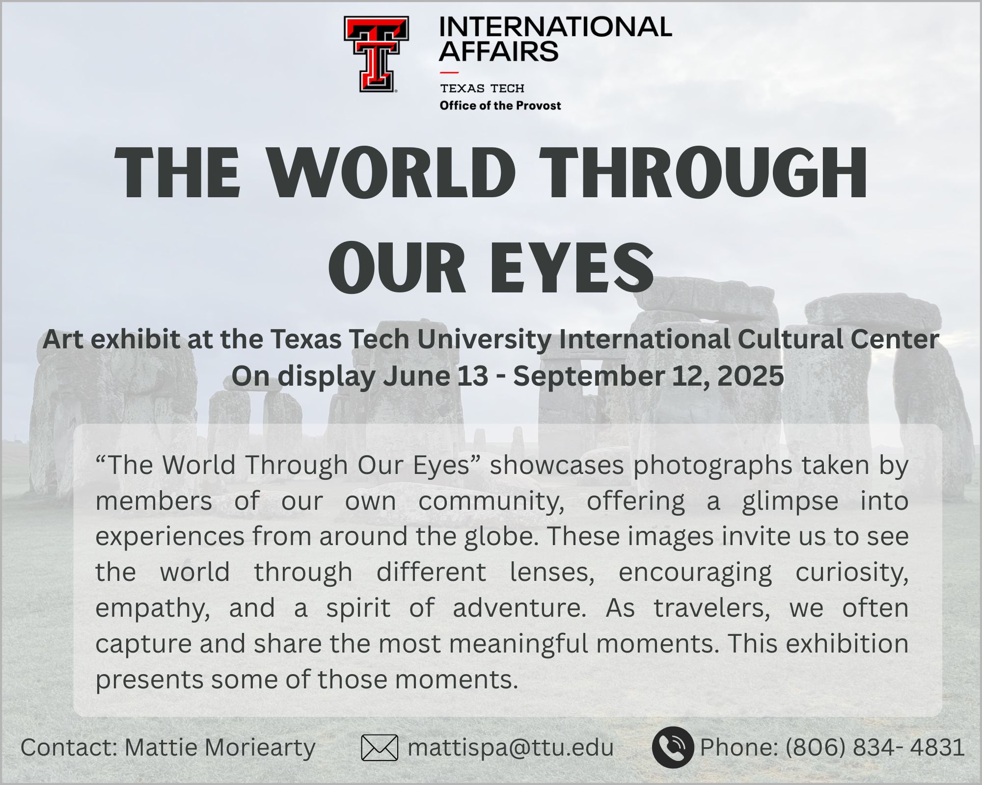The world through our eyes