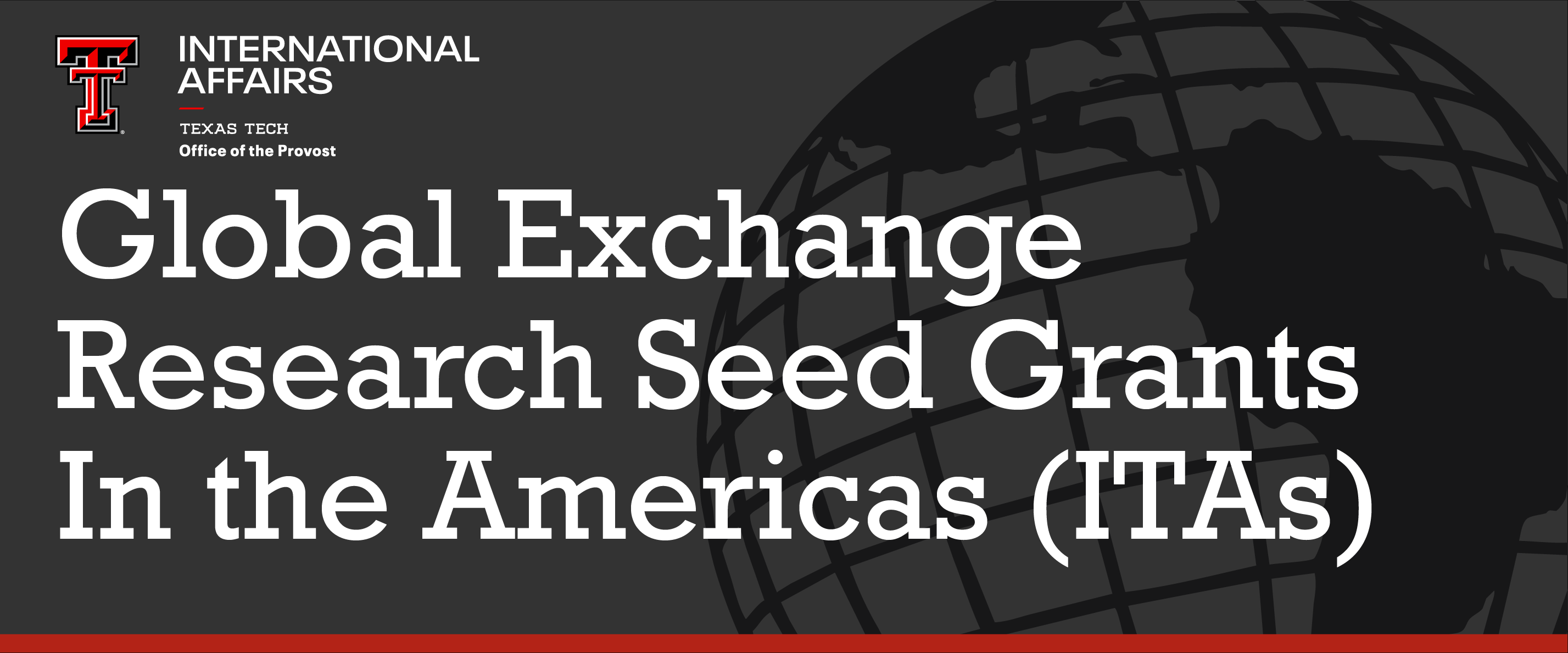 Global Exchange Research Seed Grants– ITAs