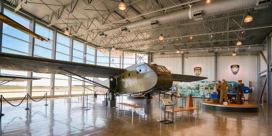 Inside of the Silent Wings Museum