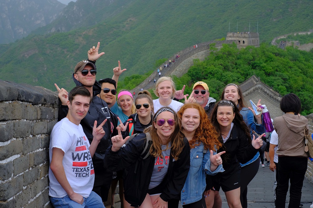study abroad group photo