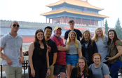 study abroad group photo