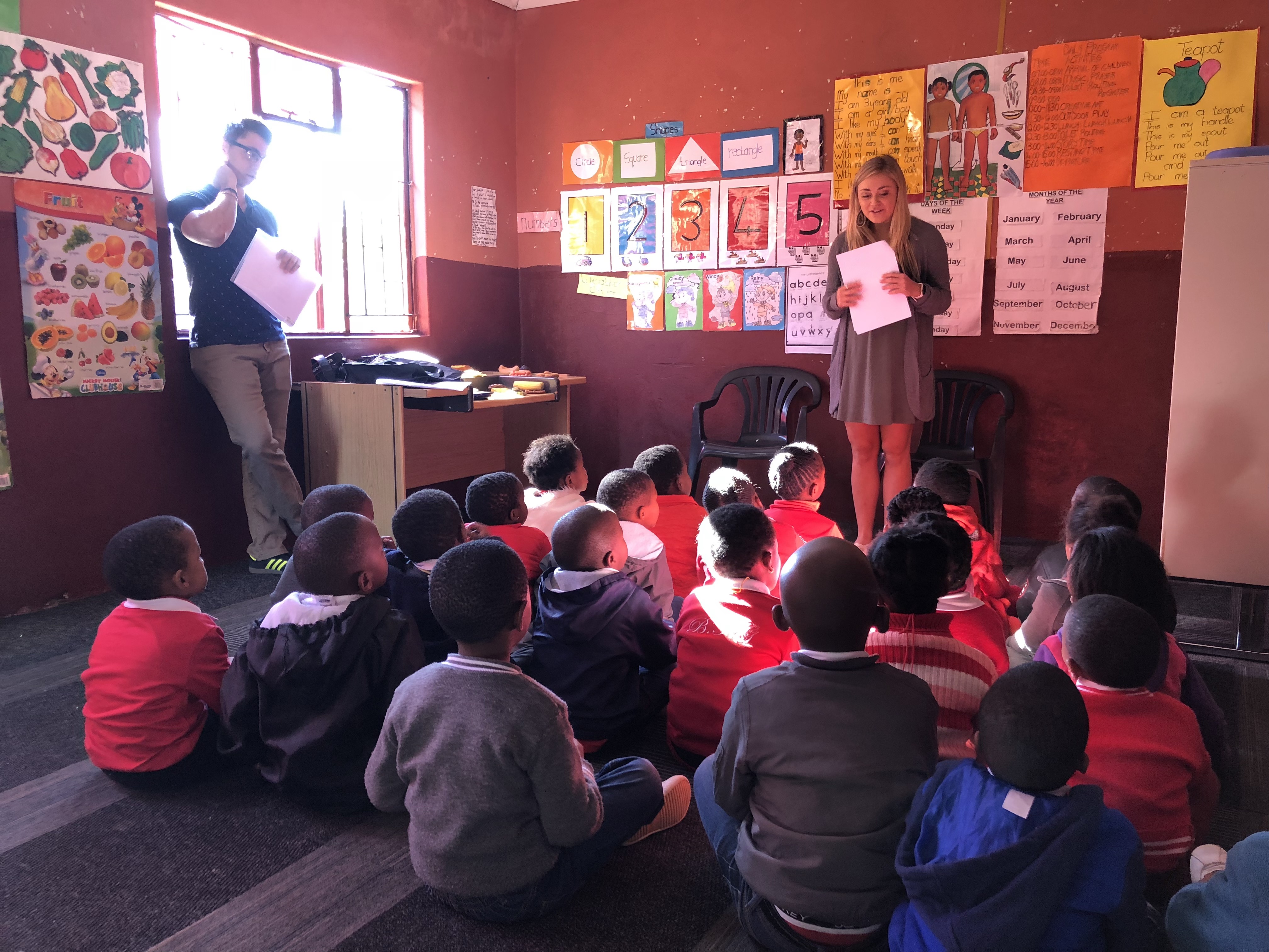 classroom in South Africa