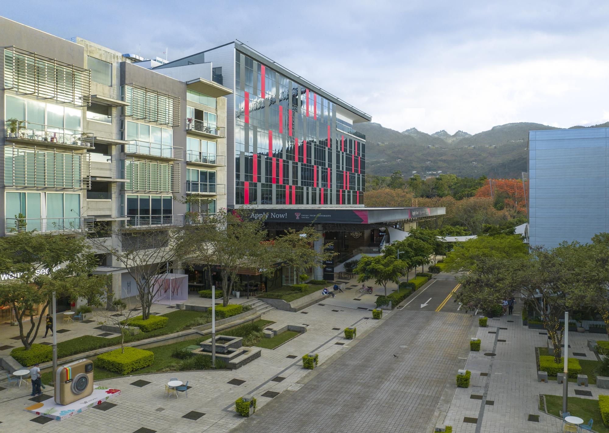 Aerial photograph of Texas Tech University Costa Rica.