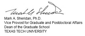 Mark Sheridan Signature