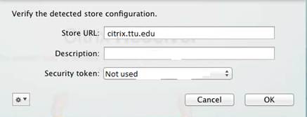 Store configuration