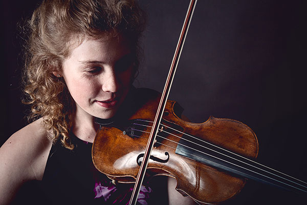 Fiona Shea, violinist and 16-year-old TTUISD student.