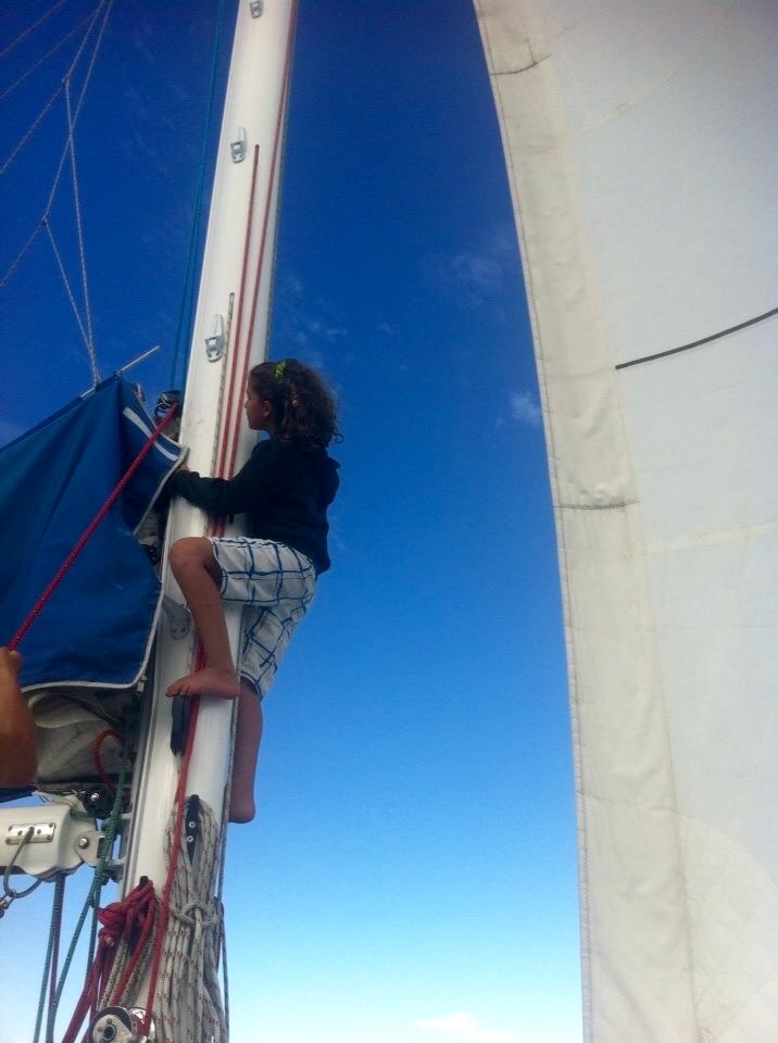 The Alexander family travel the world on their boat, TRIBE. The Alexander family travel the world on their boat, TRIBE.