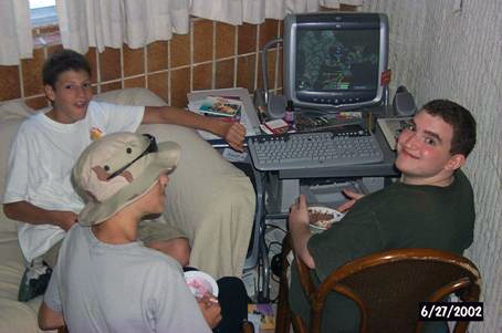 Christopher Chapman Christopher Chapman enjoying video games with friends.