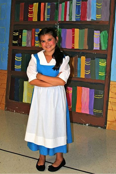 Presley, age 11, as Belle in Allen Elementary School's “Beauty and the Beast”. Presley, age 11, as Belle in Allen Elementary School's “Beauty and the Beast”.