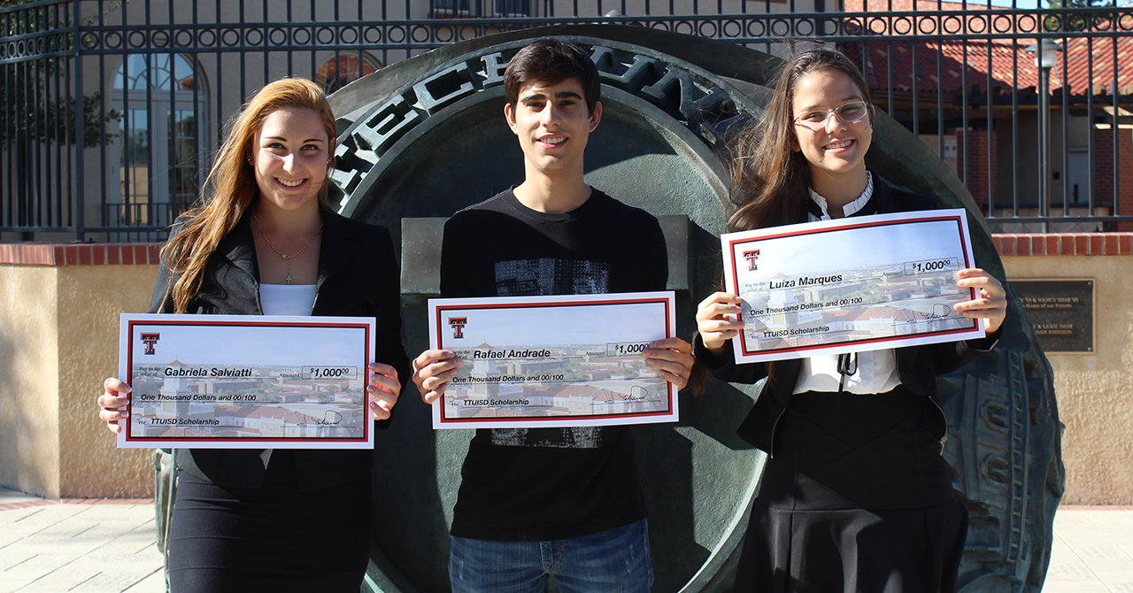 Group photo of a few TTU K-12 scholarship recipients