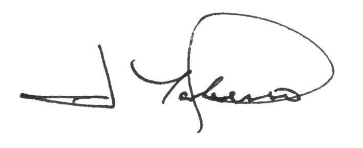 James Taliaferro's signature