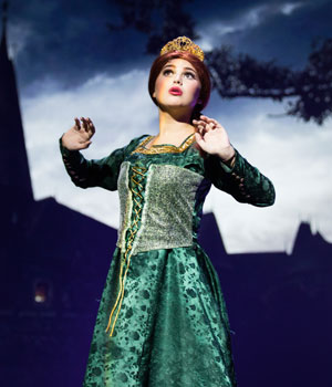 Presley Duyck as Fiona in a stage production of Shrek