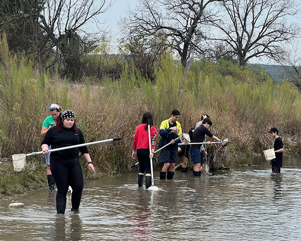 Students study water ecology and ecosystems at Texas Tech’s Junction center