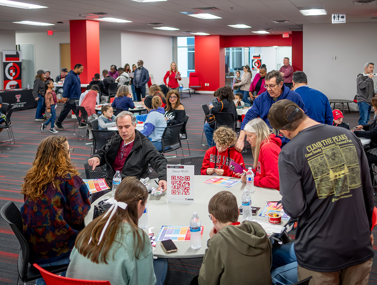 Current students, their families, prospective students and other visitors gathered at the first Raiderpalooza in January.