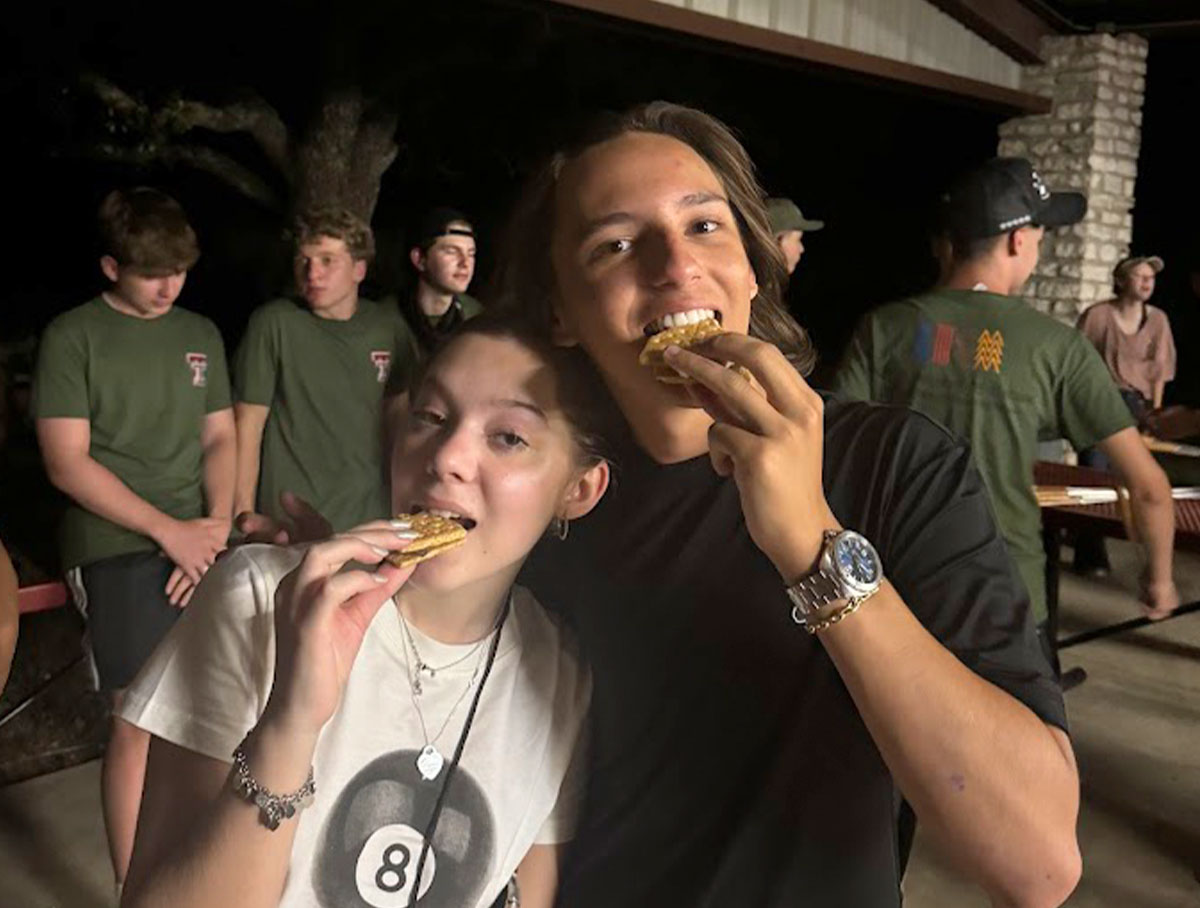 Another Junction highlight was S'mores at the campfire.
