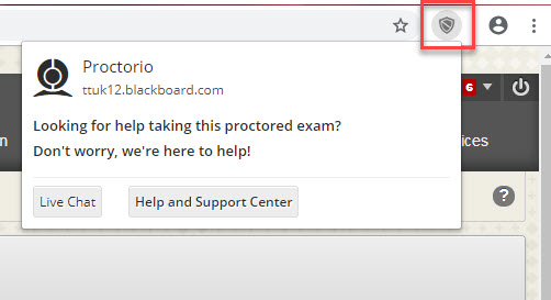 Proctorio Live Chat