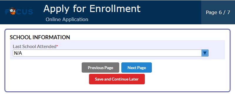 Apply for Enrollment, Page 6