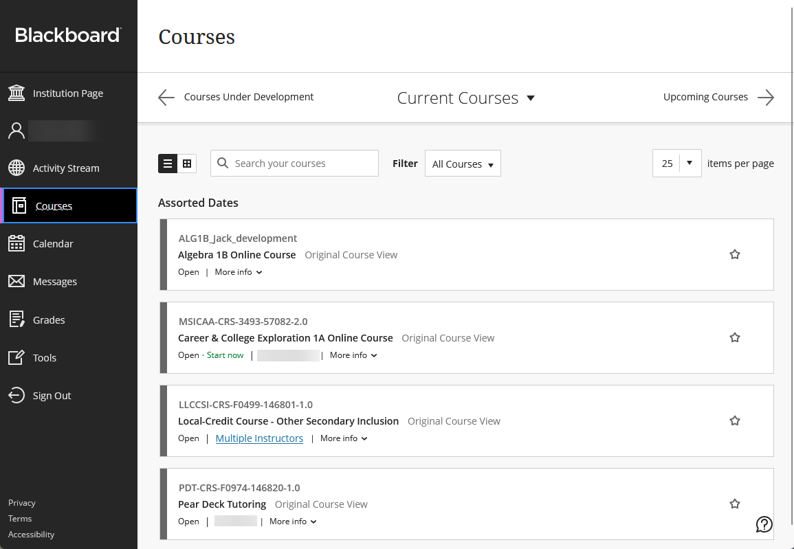 Courses
