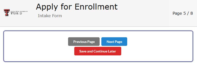 Page 5 is an intentional blank page, and students may select “Next Page”.