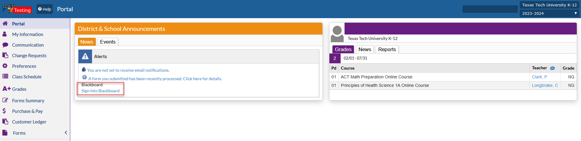 Blackboard Login