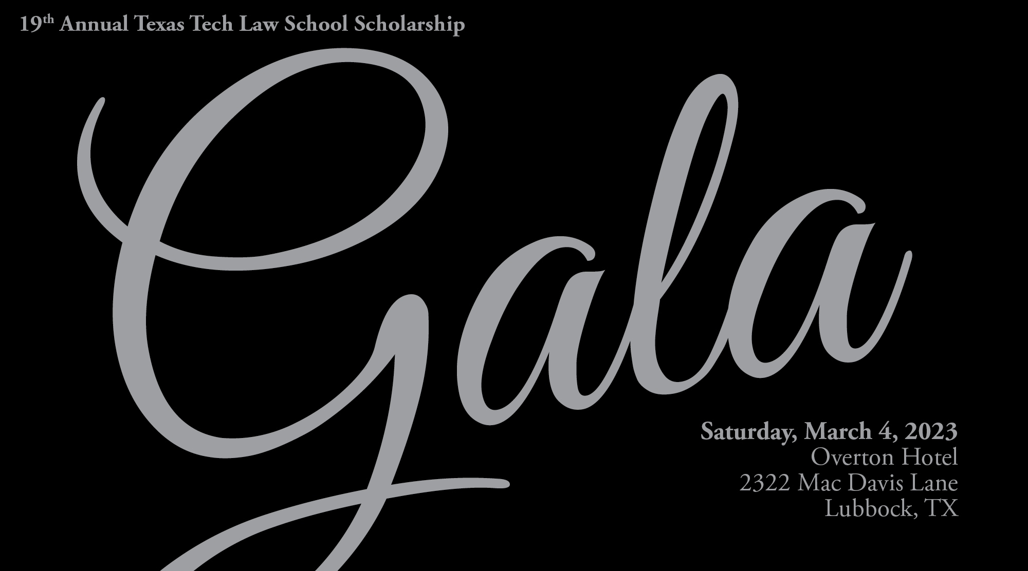 19th Annual Scholarship Gala - March 4, 2023
