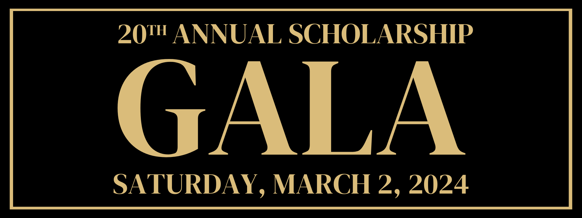 20th Annual Scholarship Gala