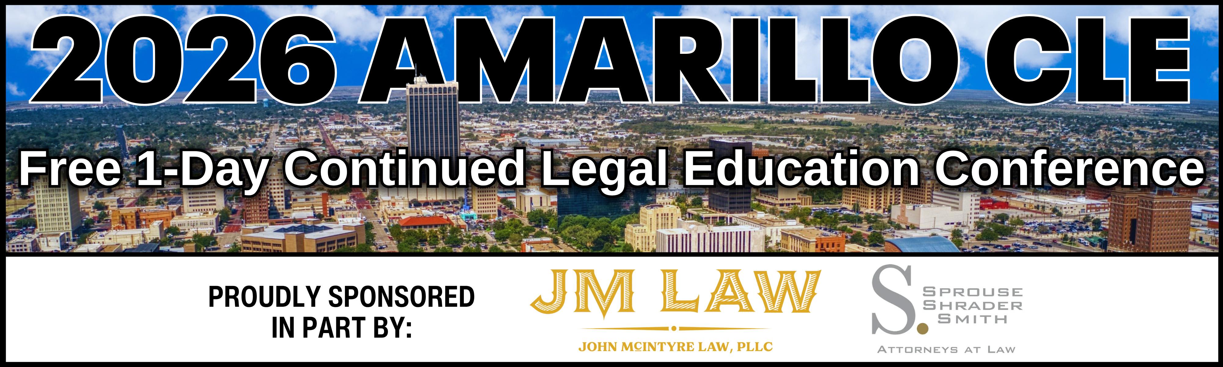 Amarillo CLE RSVP RSVP today!