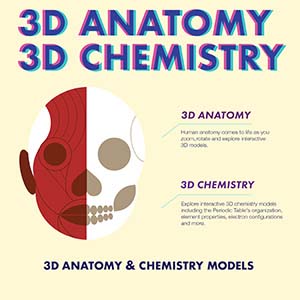 <br /><strong>3D Databases</strong><p>Anatomy and Chemistry come to life</p>