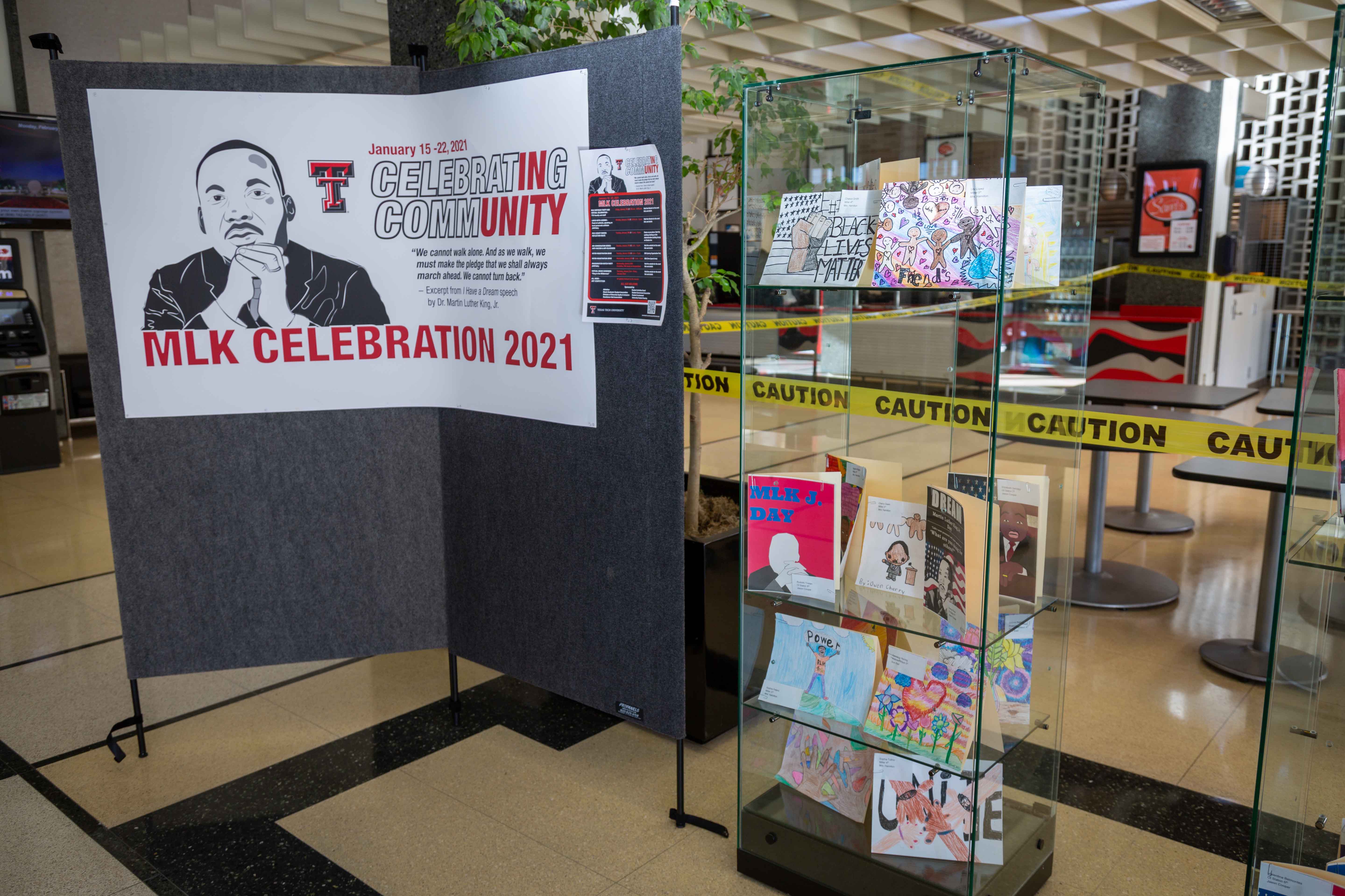 Black History Month artwork from area school children.