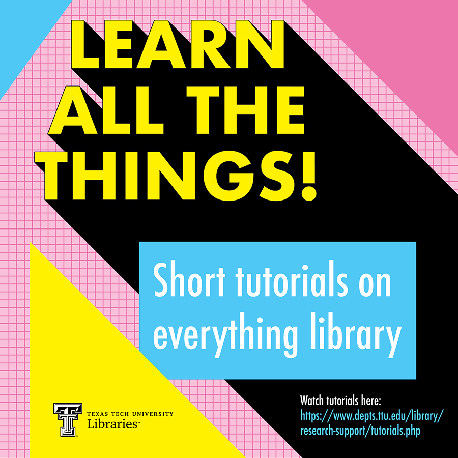 <br /><strong>Learn all the things</strong><p>Short tutorials on everything Library</p>