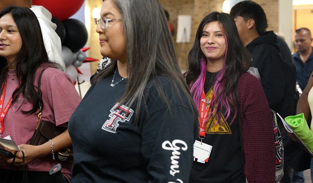 Students attending new student orientation.