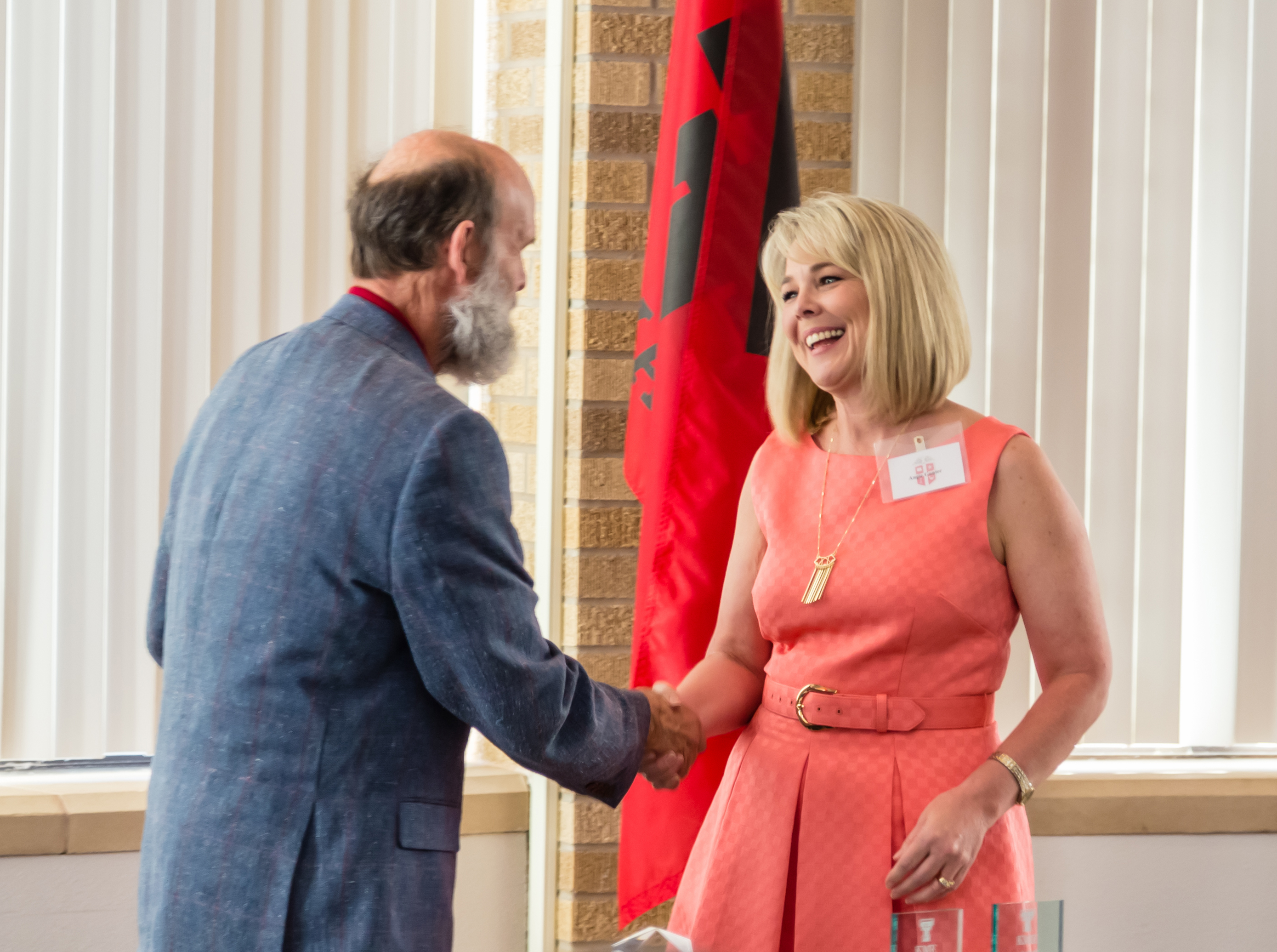 Left: Roger Barnard (TTU), Right: Angie Gunter (Idalou High School)