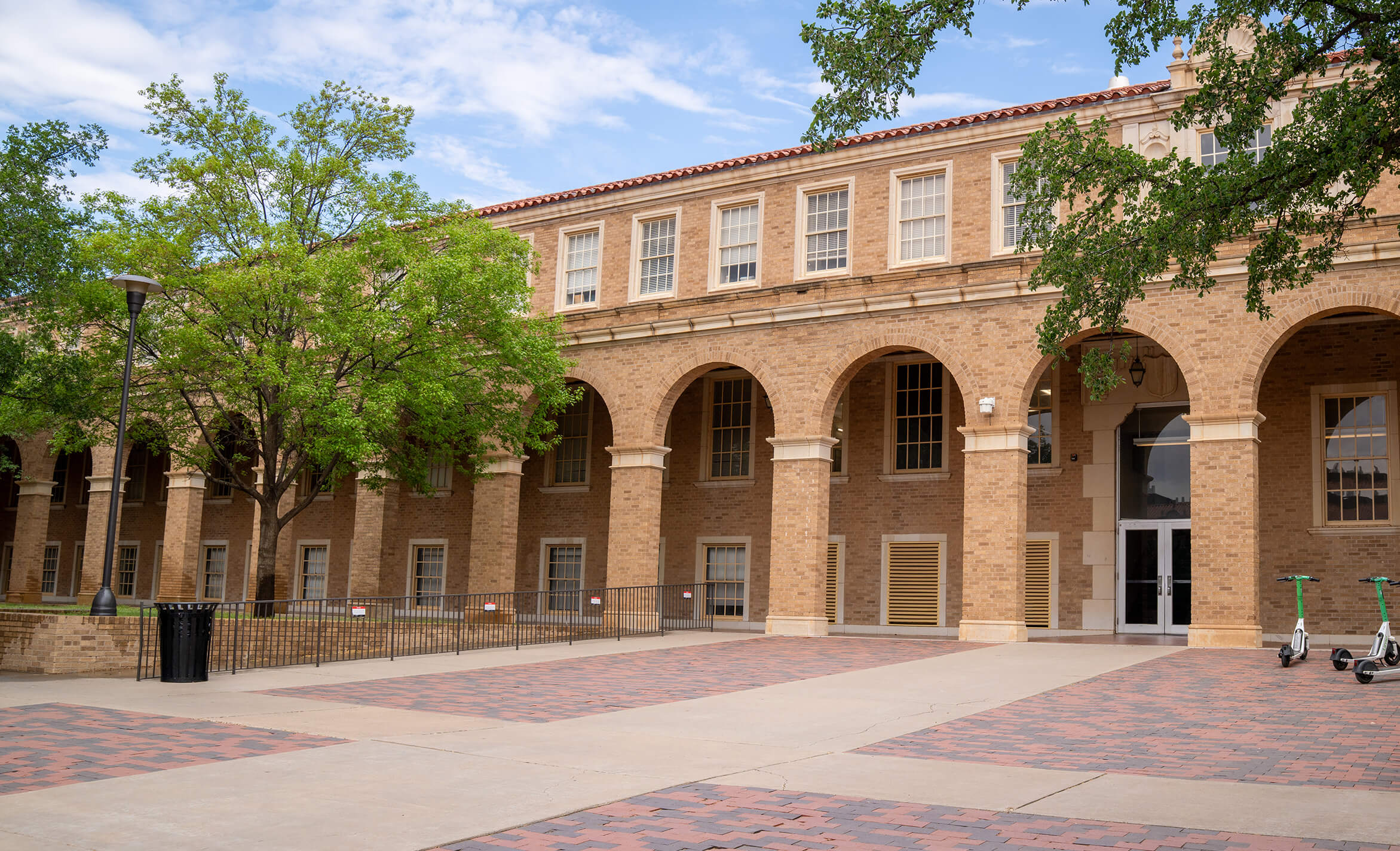Department of Mathematics and Statistics building's south side main doors