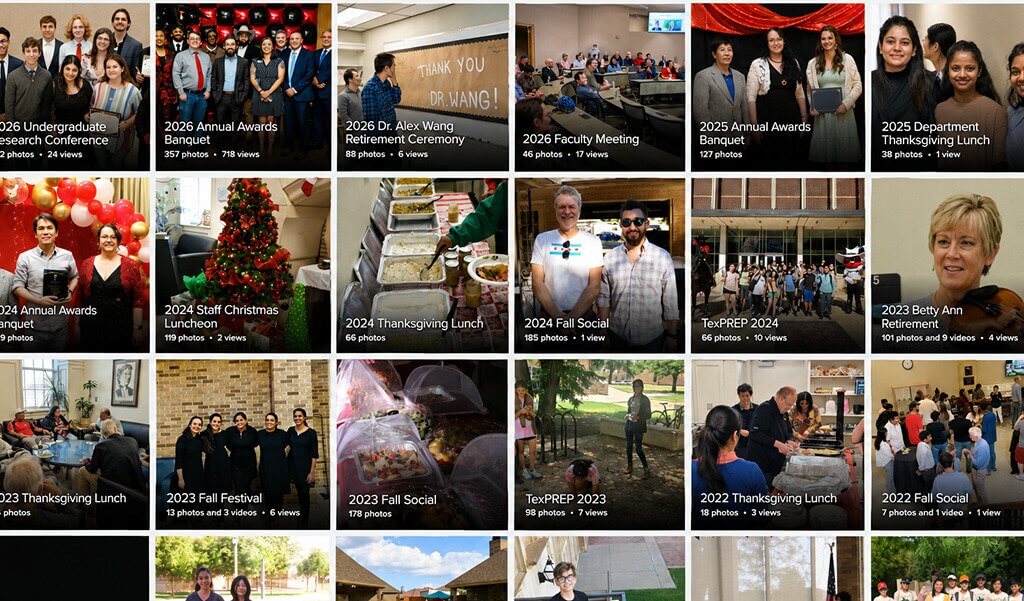 Collage of the Mathematics and Statistics' Albums