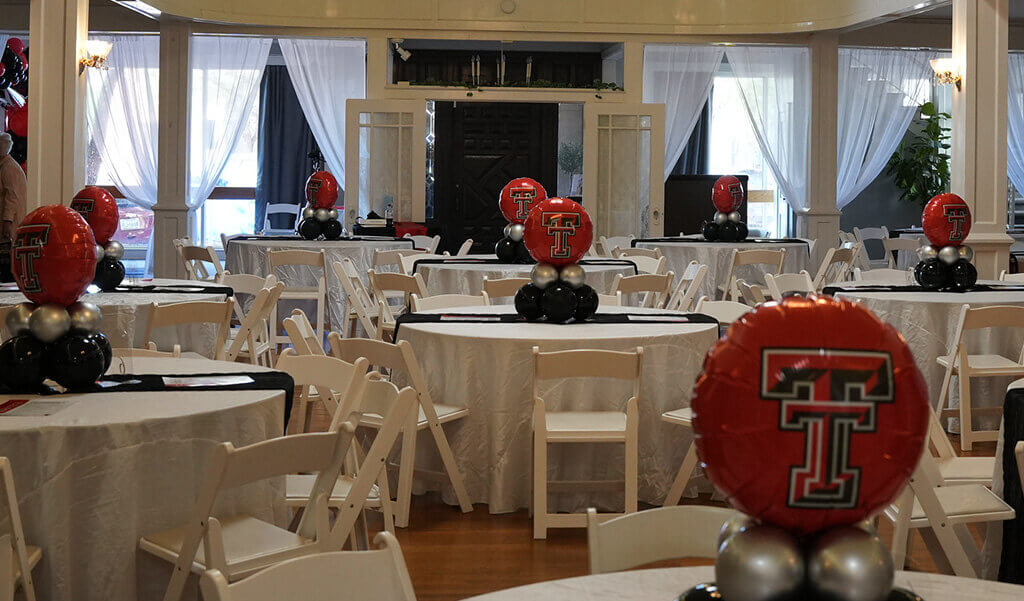Annual scholarship and awards banquet guests tables