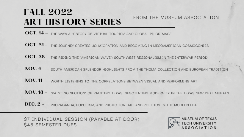Museum Association 2022 Schedule