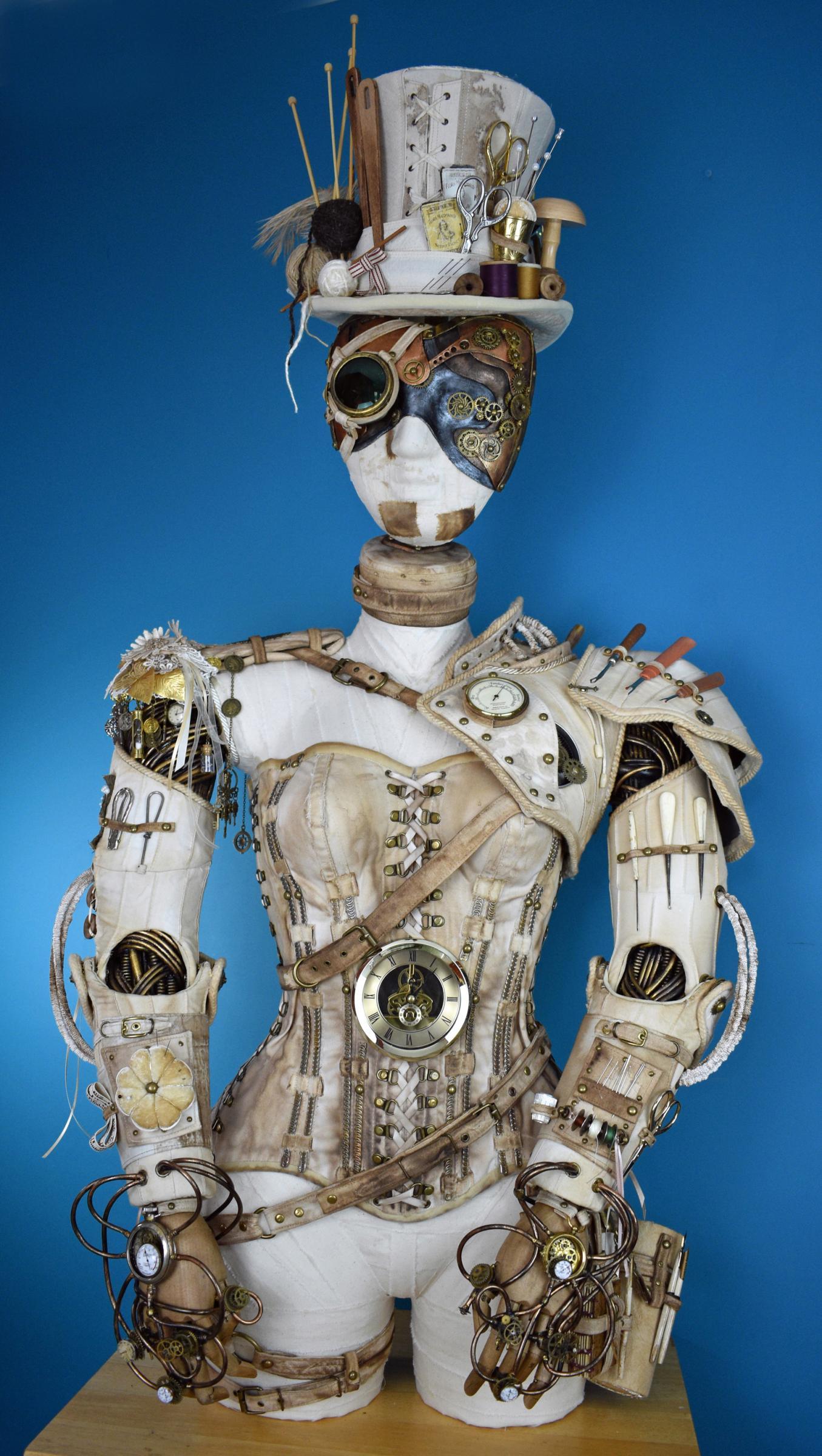 Minerva. StitchPunk Warrior by Kate Crossley