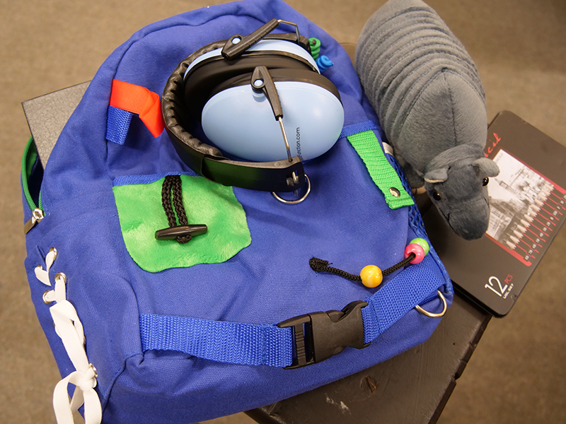 sensory back pack