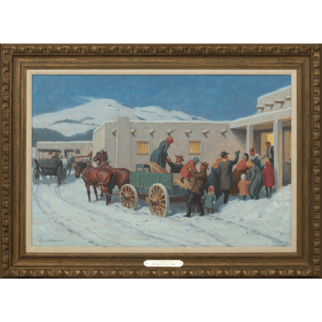 Christmas Eve at the Ranch, n.d. by Robert Lambdin