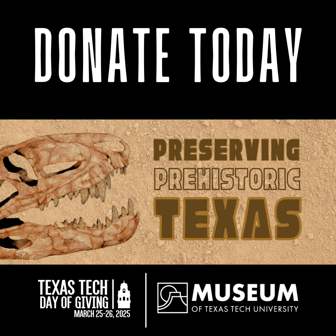 Prehistoric Texas Donate Graphic