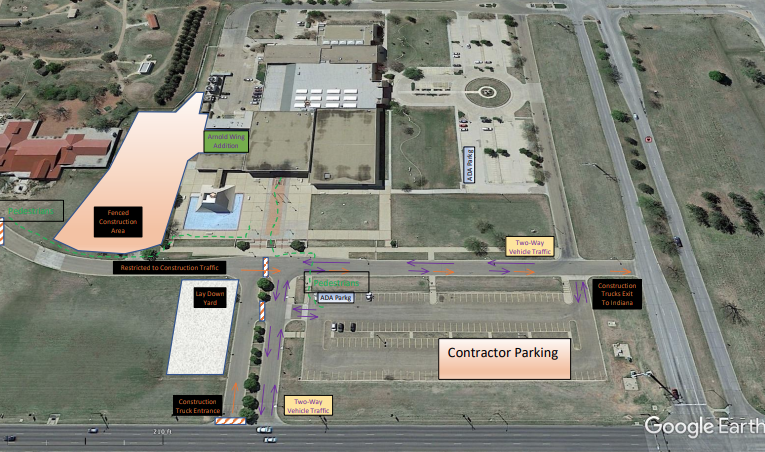 Arnold Wing Construction Map