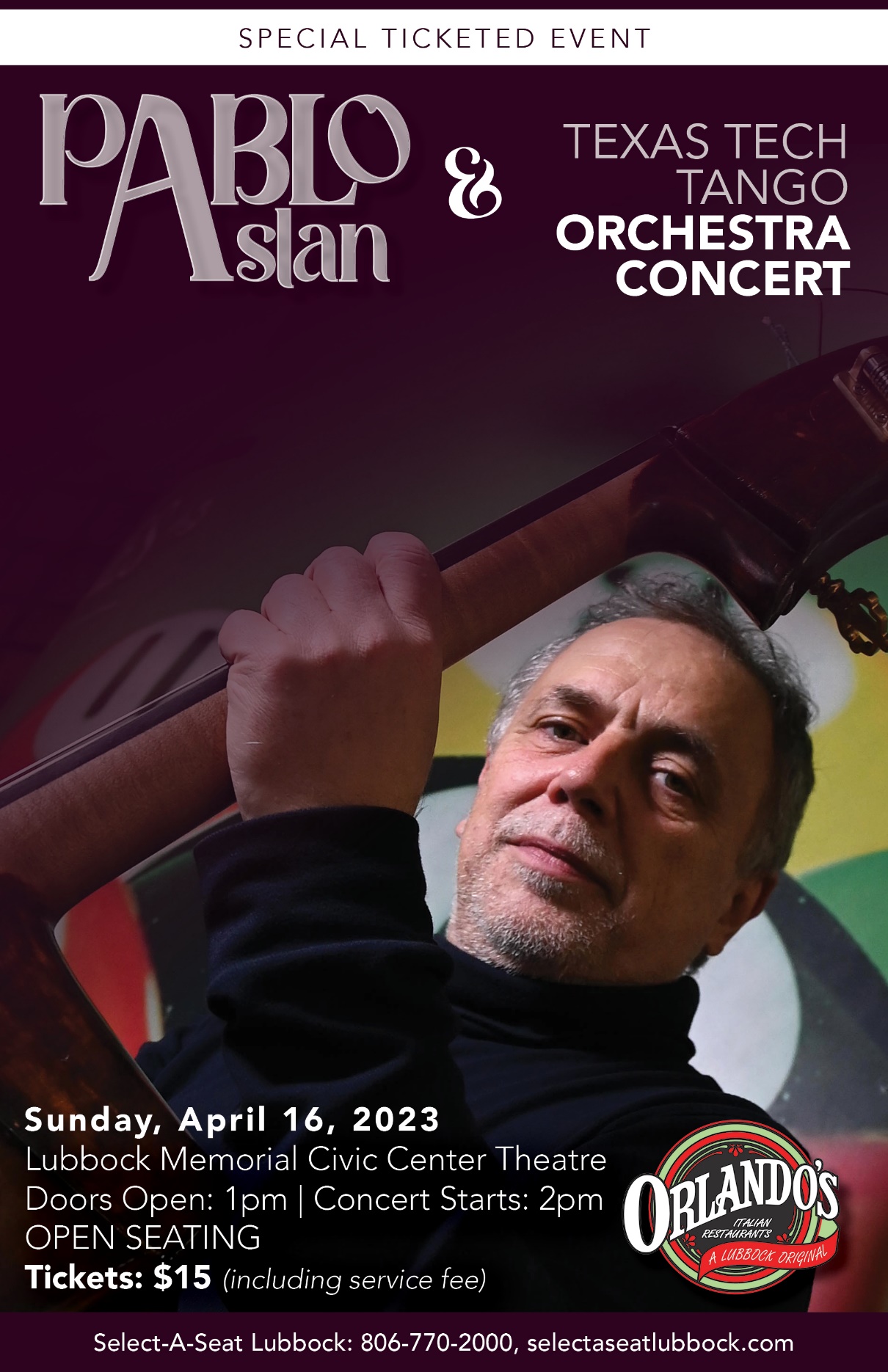 Image of Pablo Aslan's Concert Poster