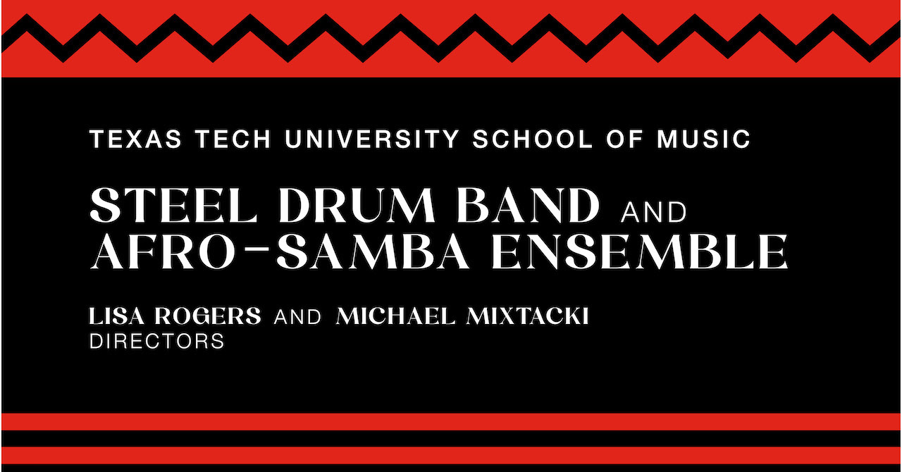 Steel Drum Band and Afro-Samba Ensemble Graphic