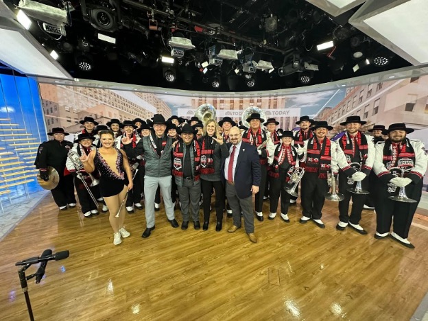 Image of directors and band at Today Show