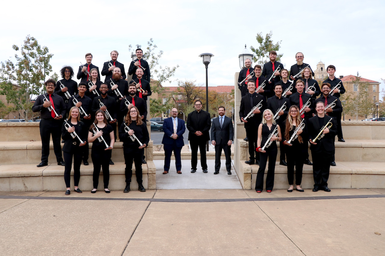 Texas Tech School of Music Trumpet Players and Faculty