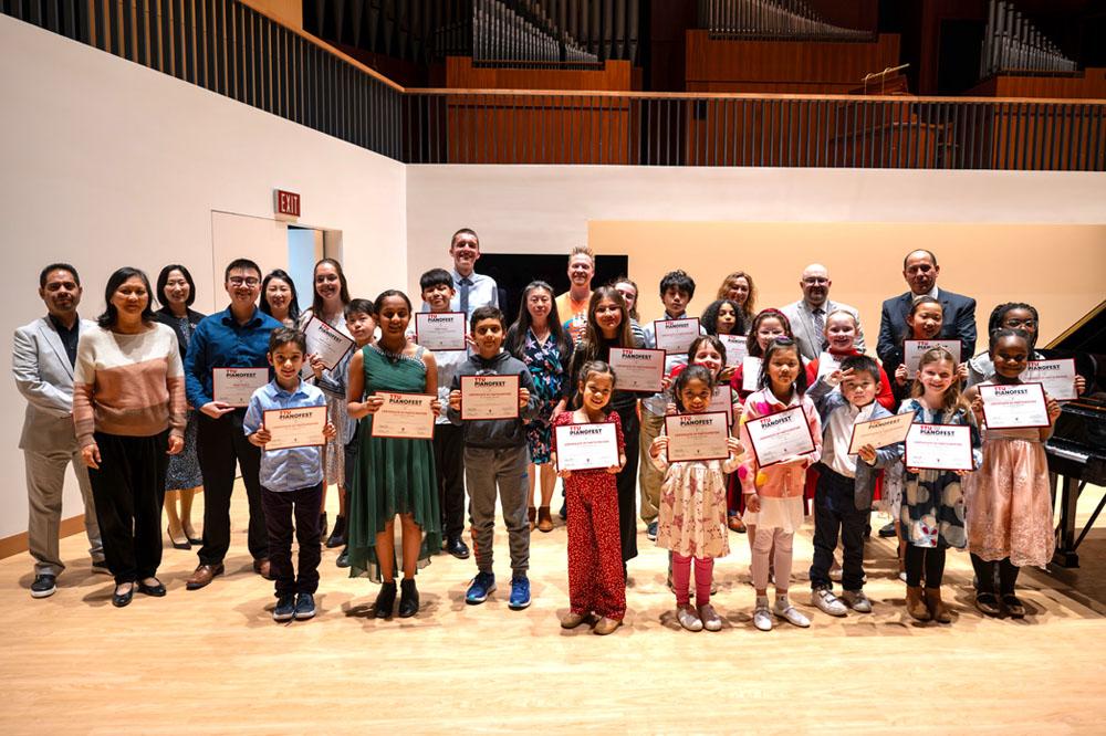 2025 TTU PianoFest Winners and Their Teachers